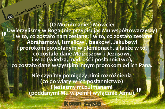 ... i jesteśmy muzułmanami