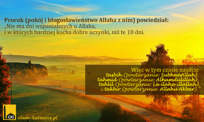 1 Dhul-Hidżdżah – Środa 22/07/2020