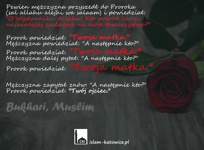 W islamie powinniśmy traktować nasze matki tak, jak gdyby KAŻDY DZIEŃ był Dniem Matki! 😍