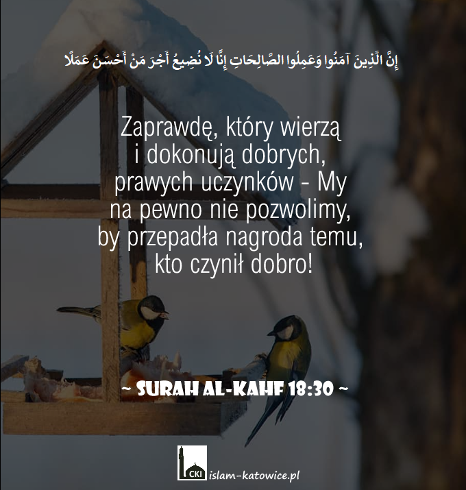 ..My na pewno nie pozwolimy, by przepadła nagroda temu, kto czynił dobro! (18:30)