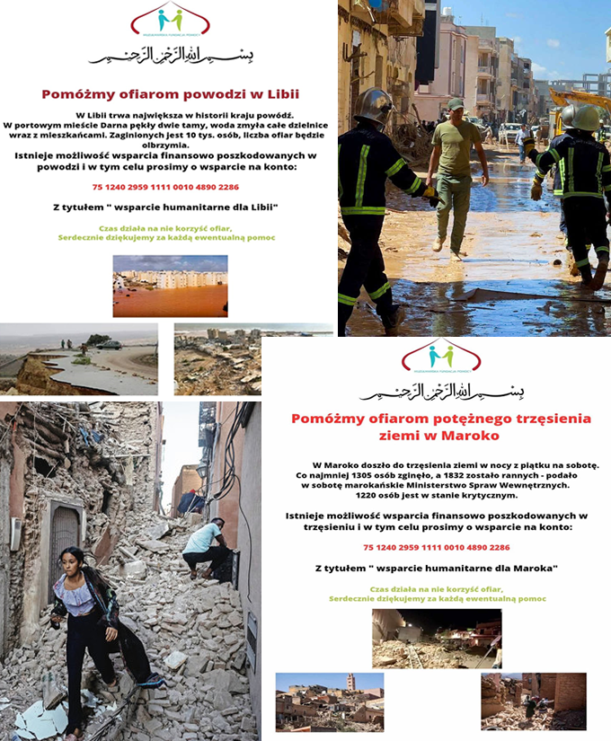 POMOC Humanitarna - Libia/Maroko